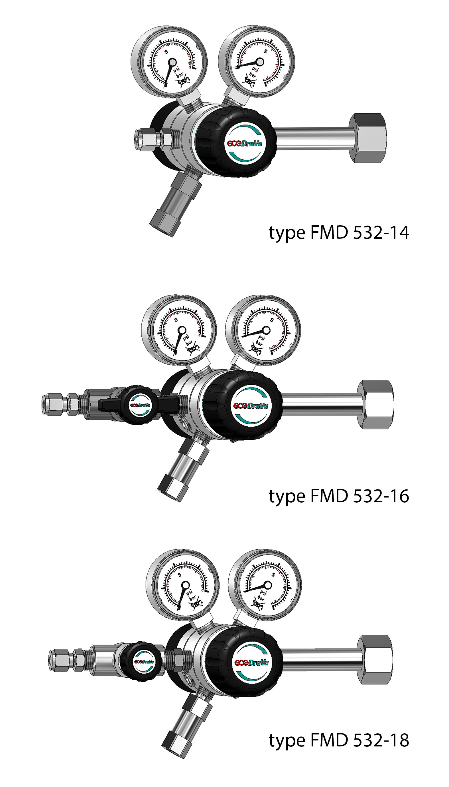 FMD 530 Flaschendruckminderer einstufig Baureihe 6.0 300 bar page image
